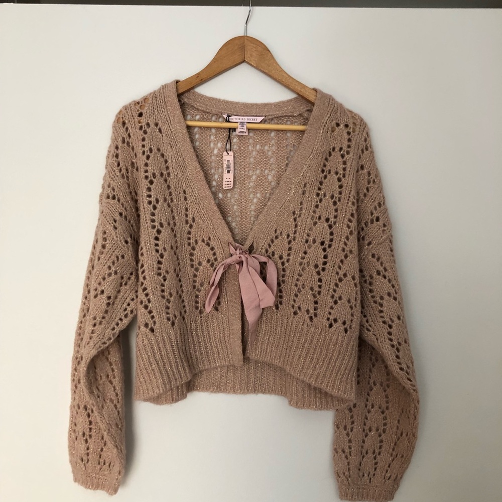 Rose color cardigan